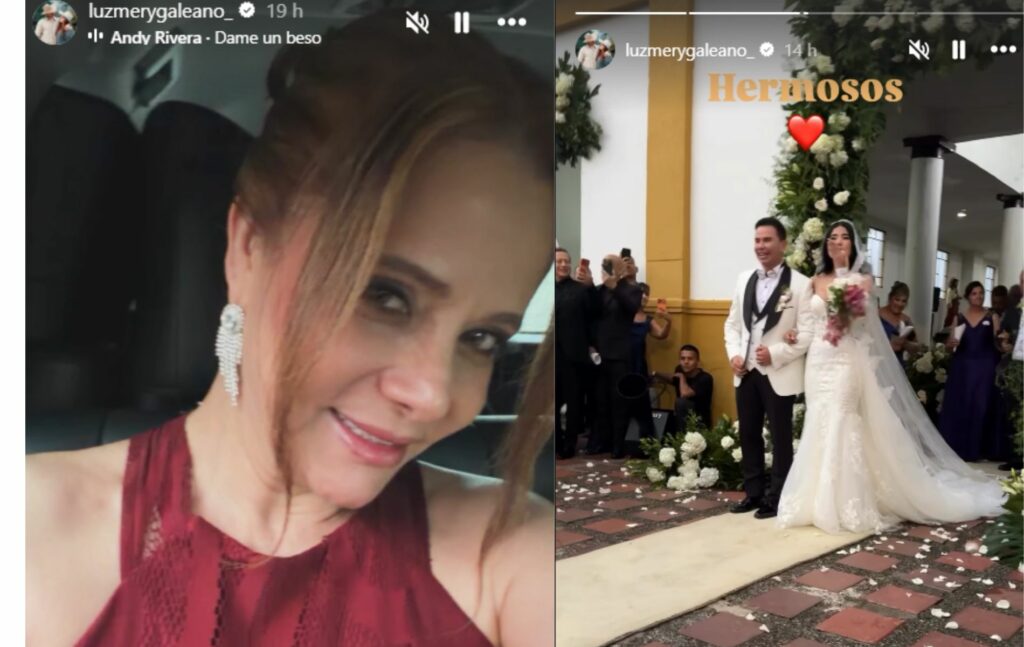 Reacción de Luz Mary Galeano.