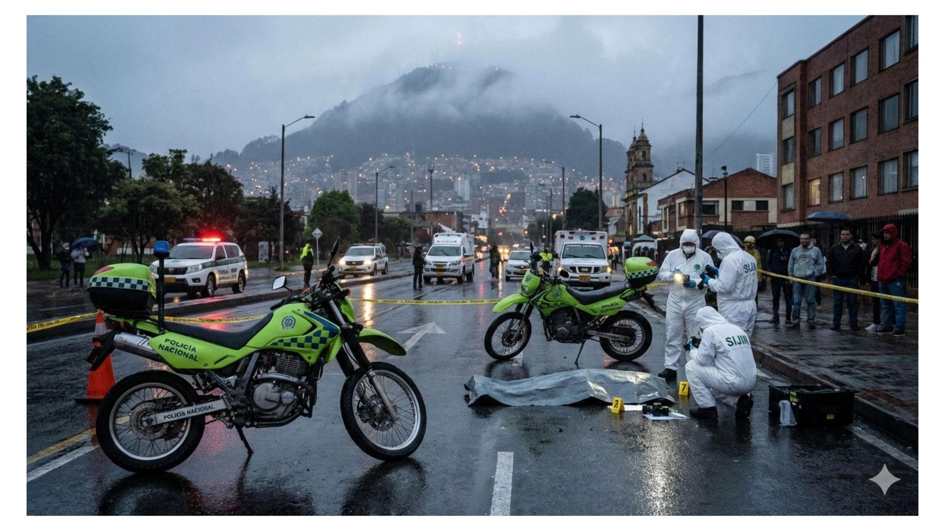 Murió pasajera que iba en moto de app al chocar contra motocicleta en Bogotá