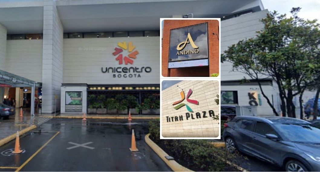 Centros comerciales más valorizados en Bogotá en 2026 Unicentro, Andino y Titán