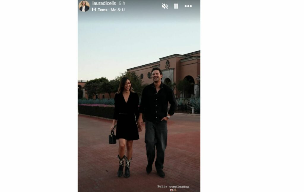 Raúl Ocampo y Laura Celis / Instagram @lauradicelis