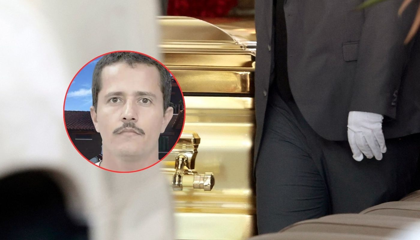 Video muestra ataúd “bañado en oro” del 'Mencho' y otros lujos en su funeral 