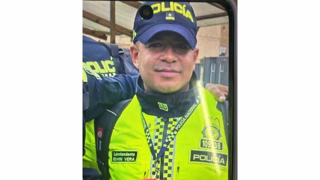 Subintendente Edwin Vera Rodríguez / Captura de pantalla FB: La Chiva Noticias