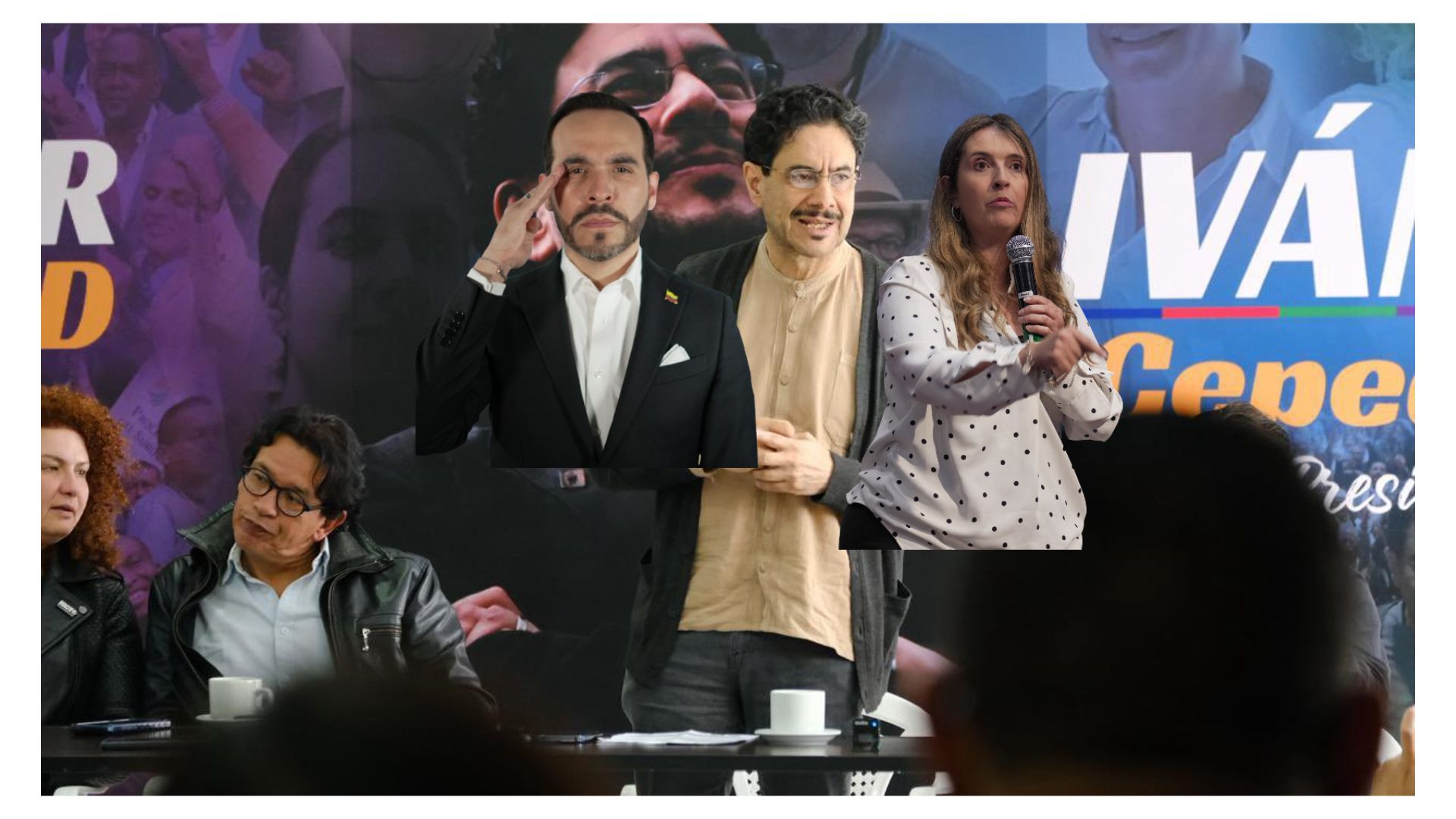 ¿Quiénes serían los vicepresidentes de Cepeda, De la Espriella y Paloma 2026?