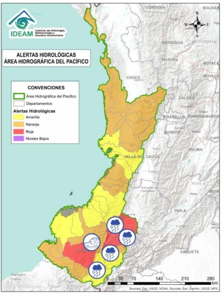 Alerta del IDEAM: lluvias seguirán y estas son las regiones más afectadas / Ideam