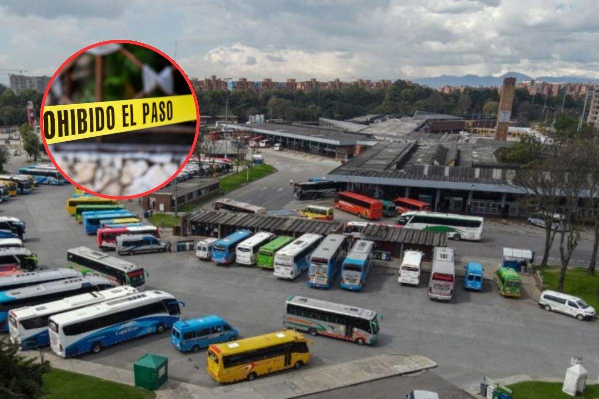 En inmediaciones de la Terminal Salitre de Bogotá ocurrió un sicariato, luego de que unos hombres en moto dispararon contra una persona