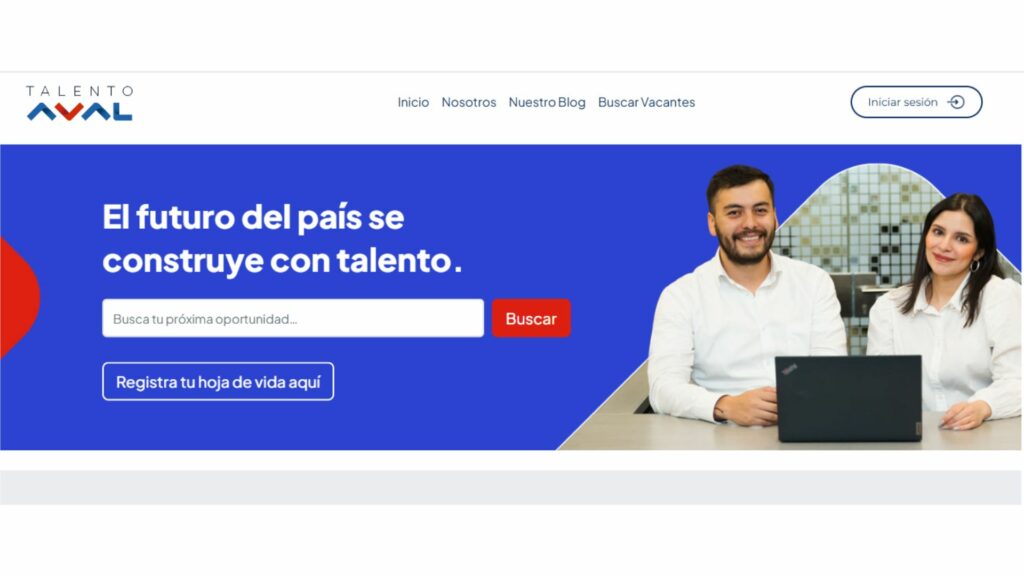 Portal Talento Grupo Aval / Página Grupo Aval