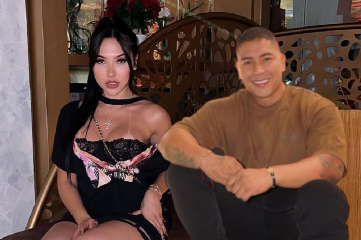 Aída Victoria Merlano y su ex pareja, Juan David Tejada.