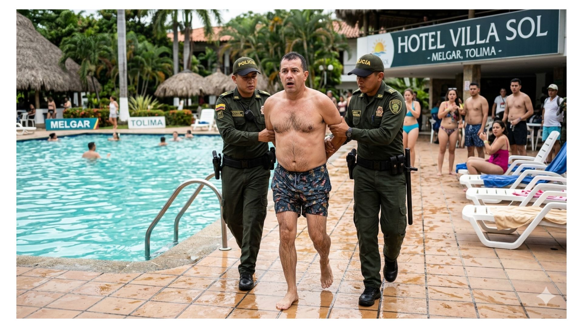 Capturaron a delincuente tras salir de piscina en Melgar (Tolima): tenía delitos