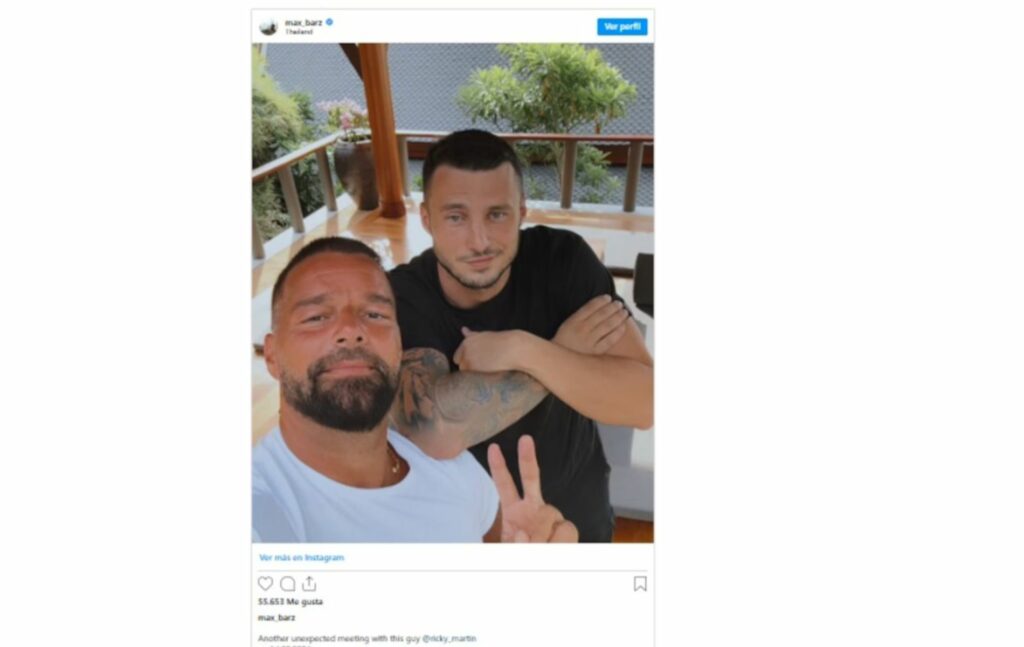 Max Barz y Ricky Martin