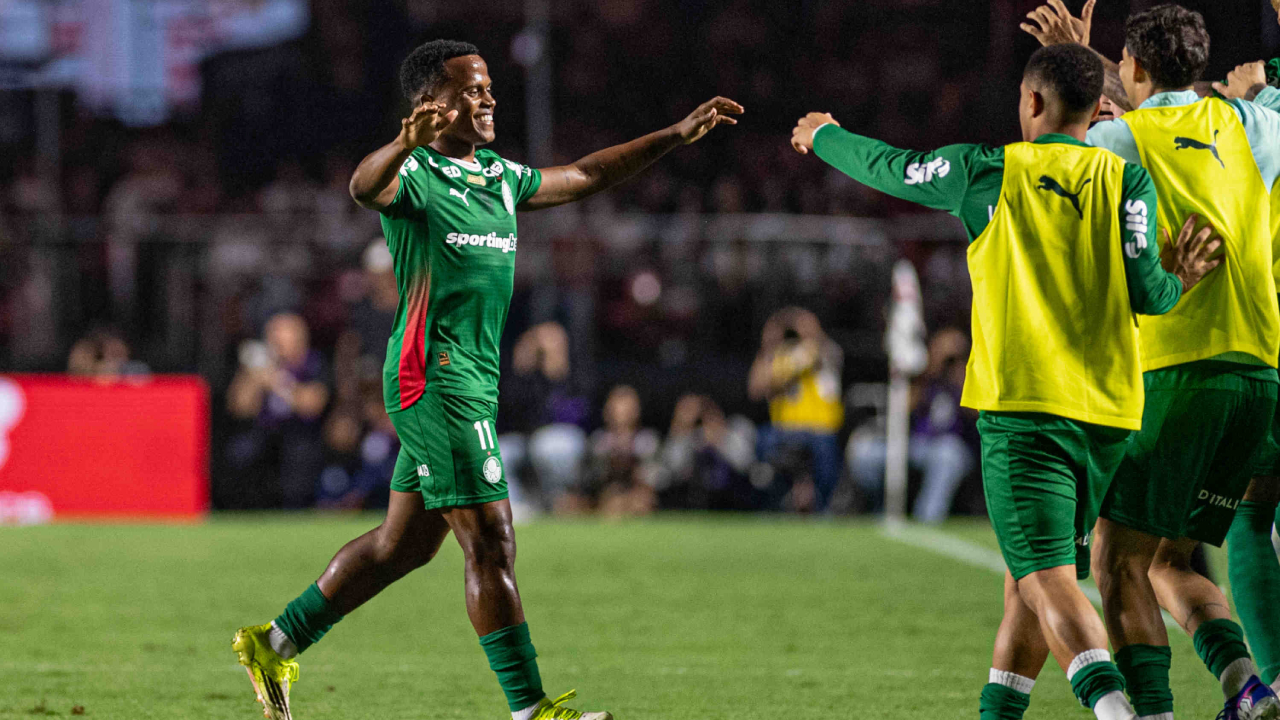 Selección Colombia: gol de Jhon Arias hoy con Palmeiras ante Sao Paulo, video