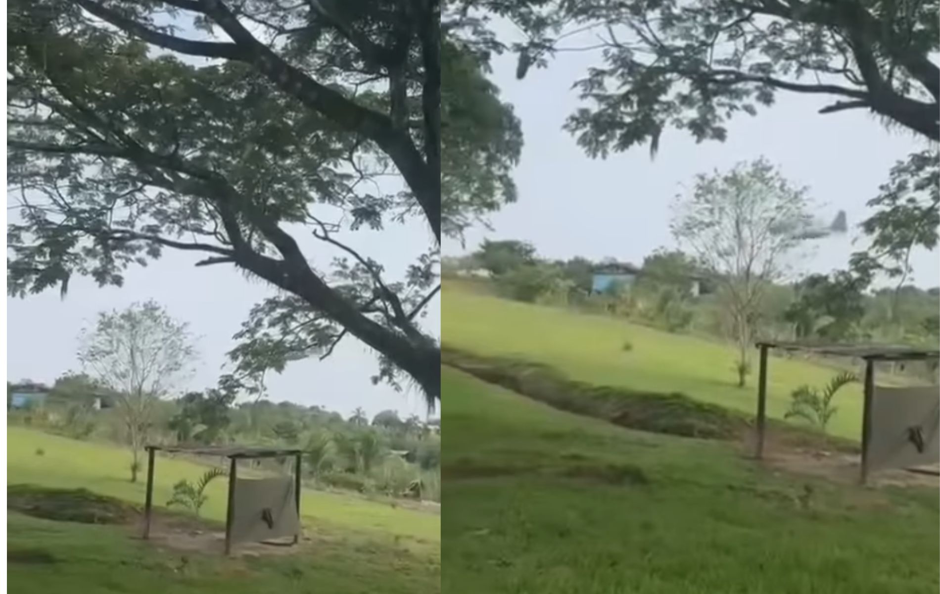 Aparece video de los últimos momentos del avión de la FAC, antes de estrellarse