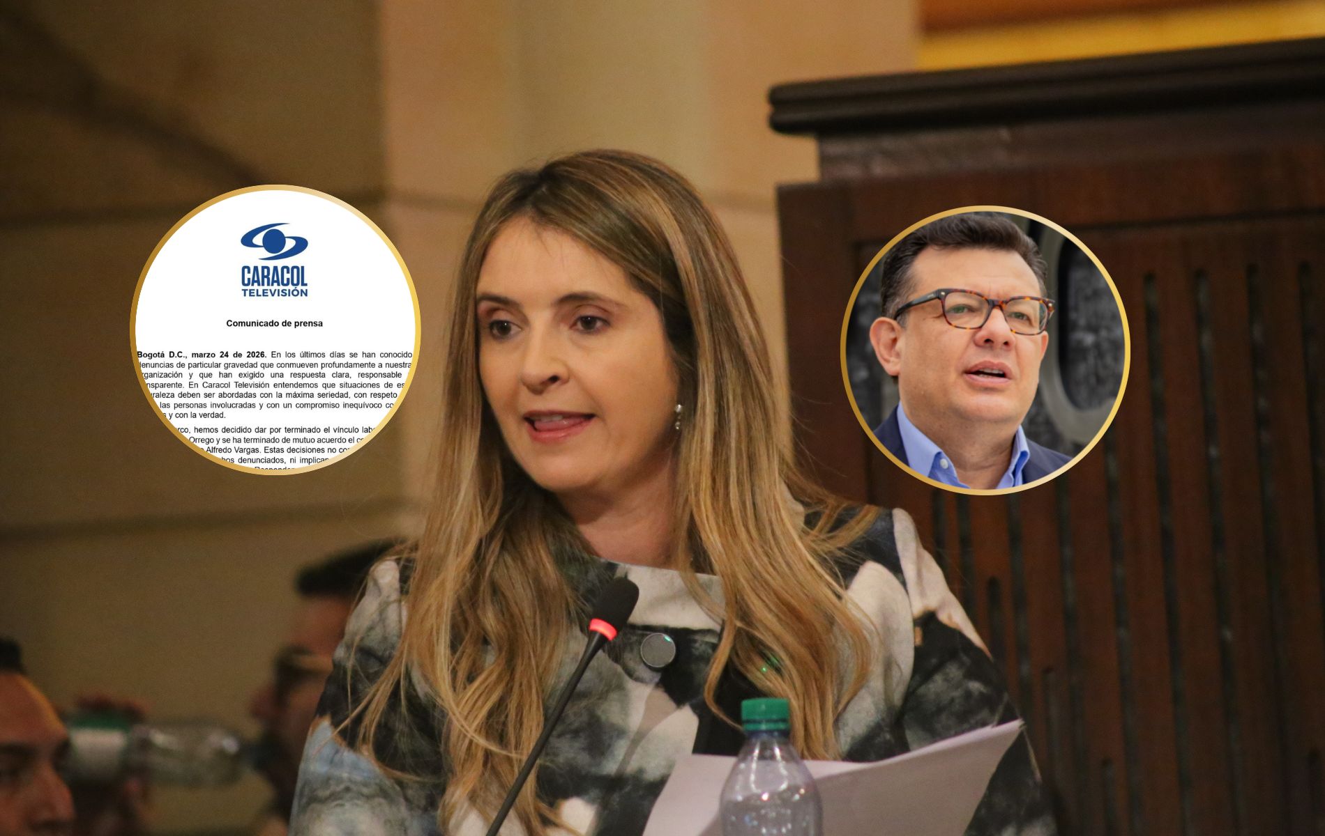 Paloma Valencia se refirió sobre caso de acoso en Caracol TV y Hollman Morris