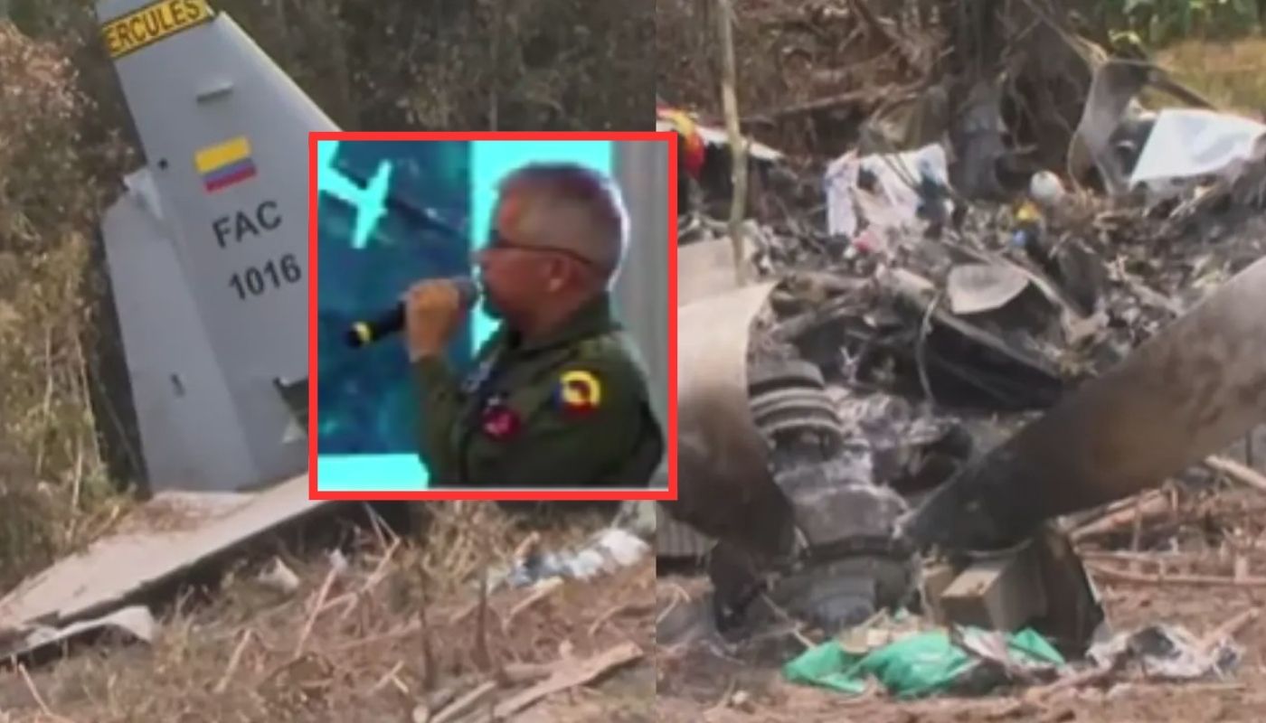 Revelan imágenes inéditas y explicación oficial sobre accidente de avión militar