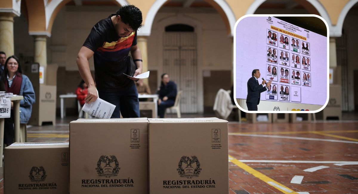 Cómo quedó el tarjetón para elecciones presidenciales en Colombia: ubicación de Iván Cepeda, Paloma Valencia, Sergio Fajardo, Abelardo de la Espriella. 