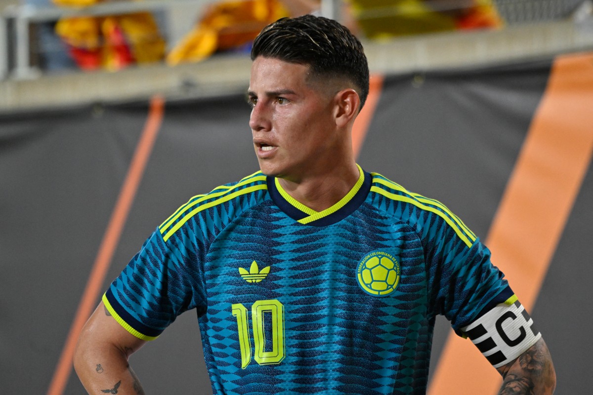 James Rodríguez en el partido Colombia vs. Croacia