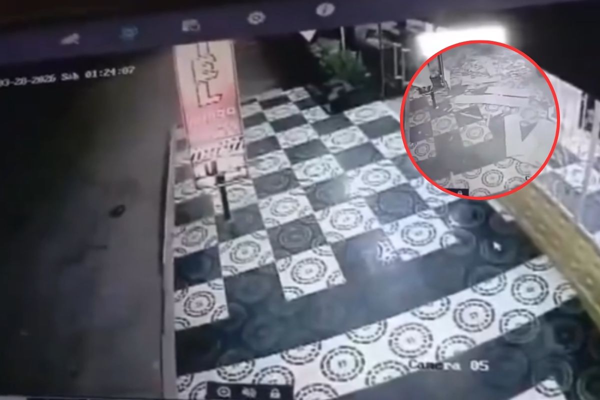 Captura del momento exacto del ataque con explosivos a un hotel en Aguachica, Cesar