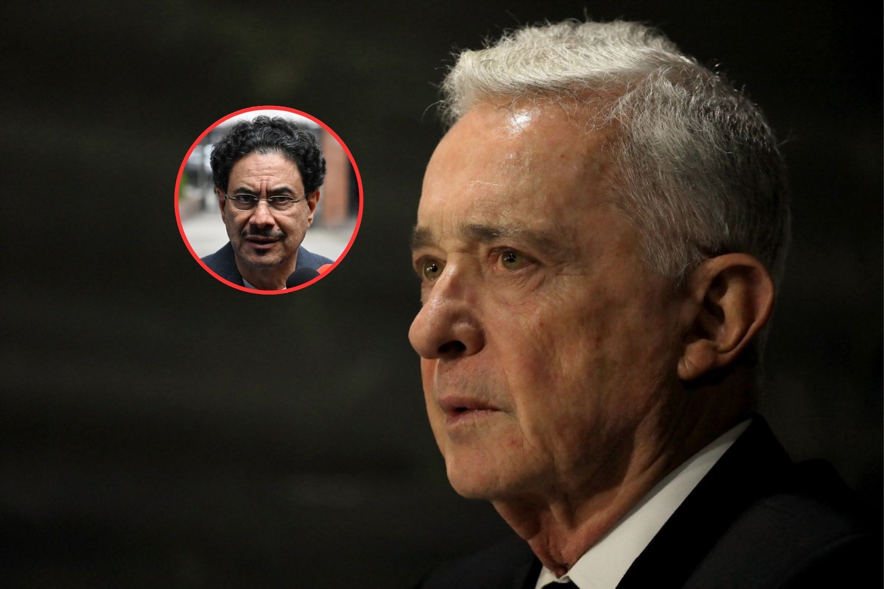 Álvaro Uribe e Iván Cepeda