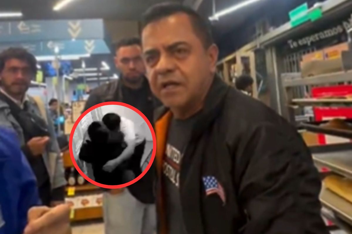 Escándalo en Bogotá por acosador en Carulla. Valentina Díaz denunció el hecho y ahora salen a la luz videos del sujeto agrediendo a su pareja.