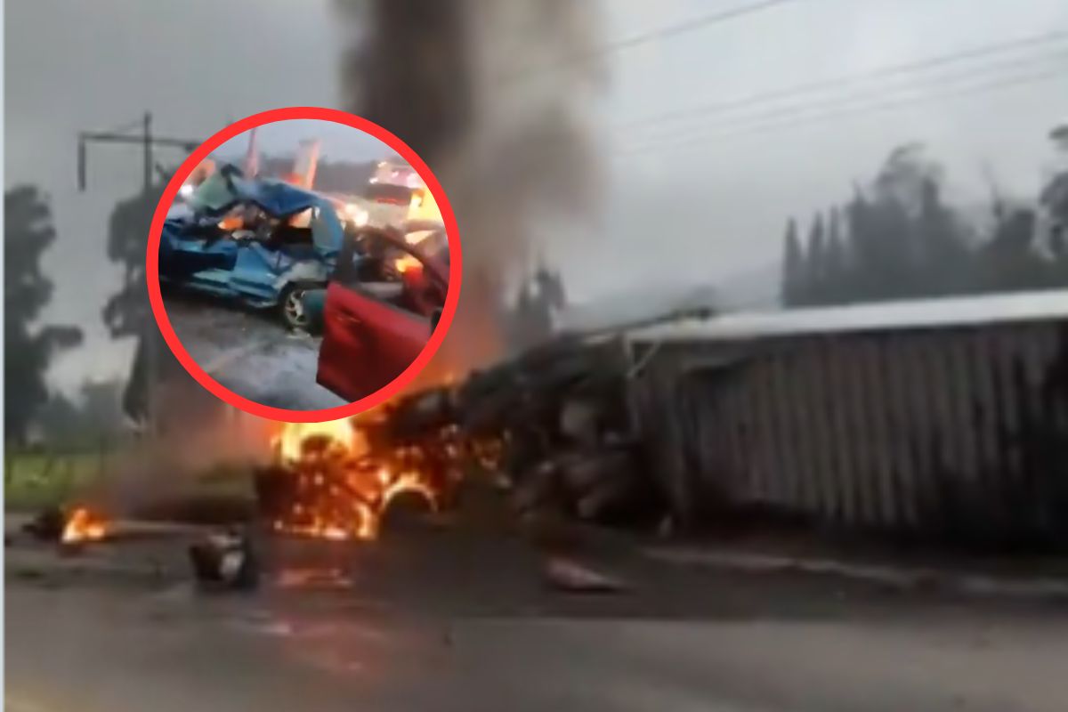 mío, mi carrito me lo acabaron": Vea el desgarrador relato de un conductor que sobrevivió al accidente de la tractomula en el peaje de Zipaquirá.