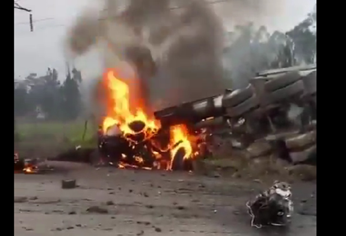 Muestran video de tractomula que ocasionó trágico accidente en Zipaquirá