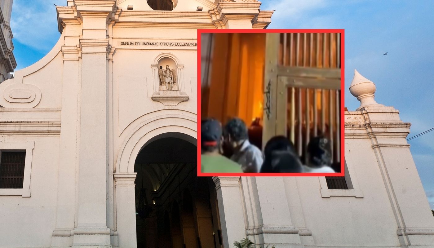 Pánico en catedral de Santa Marta por grave incendio que sorprendió a feligreses (2)