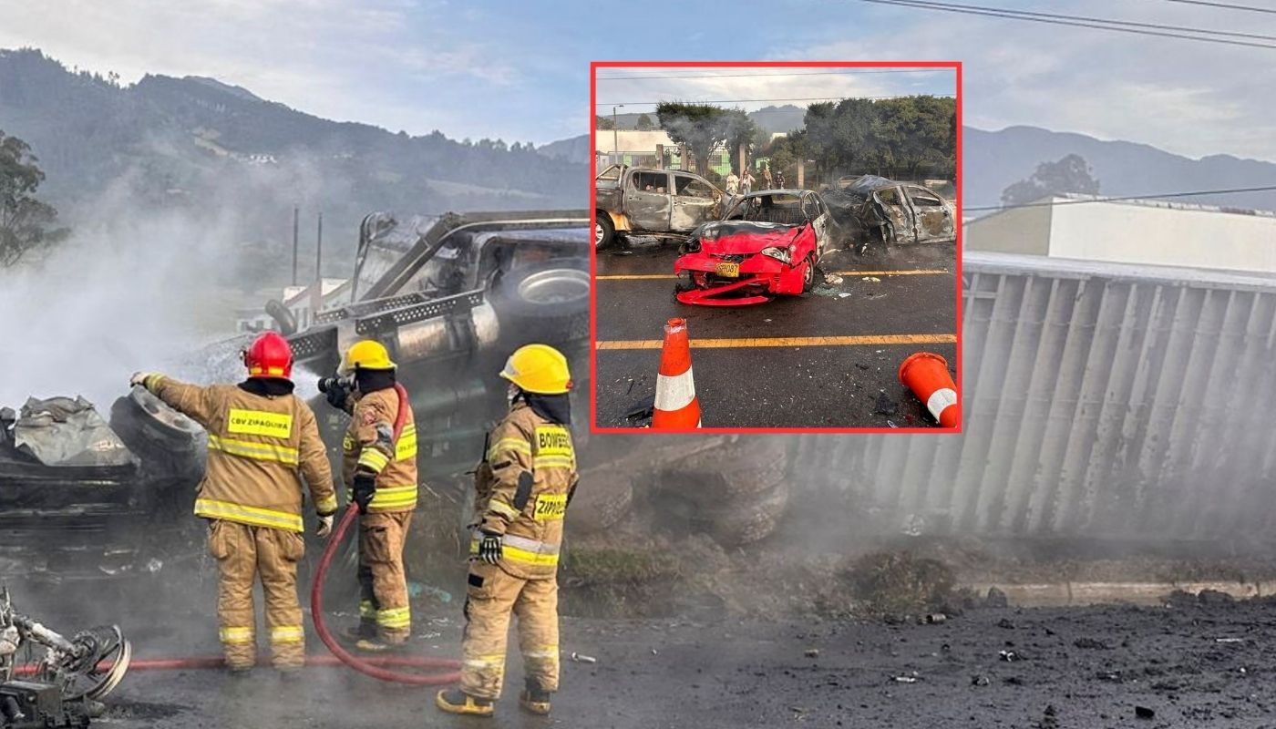 Hermano de víctima de accidente Zipaquirá se salvó de morir y dio mala noticia