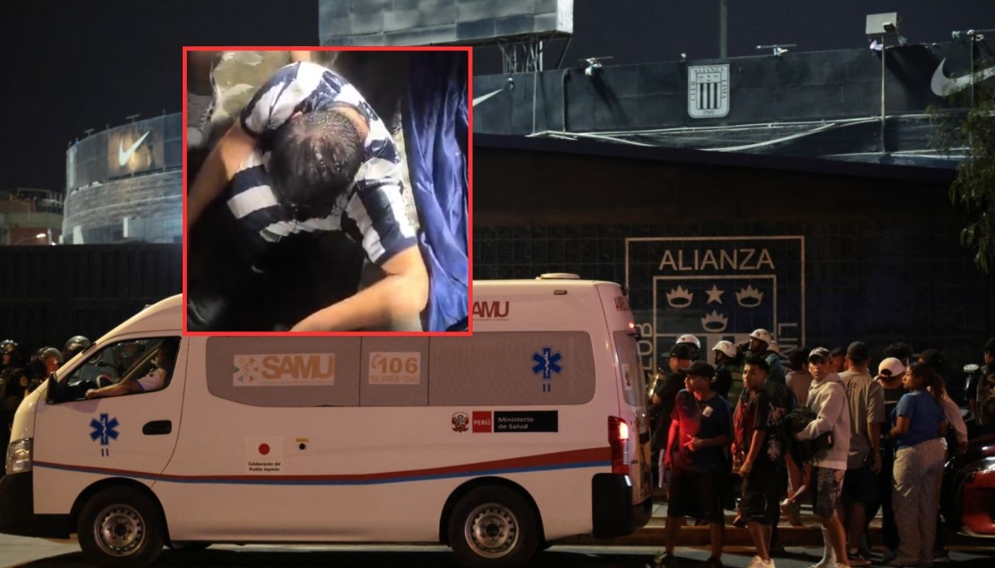 Tragedia en estadio de Alianza Lima quedó en video y reportan un muerto