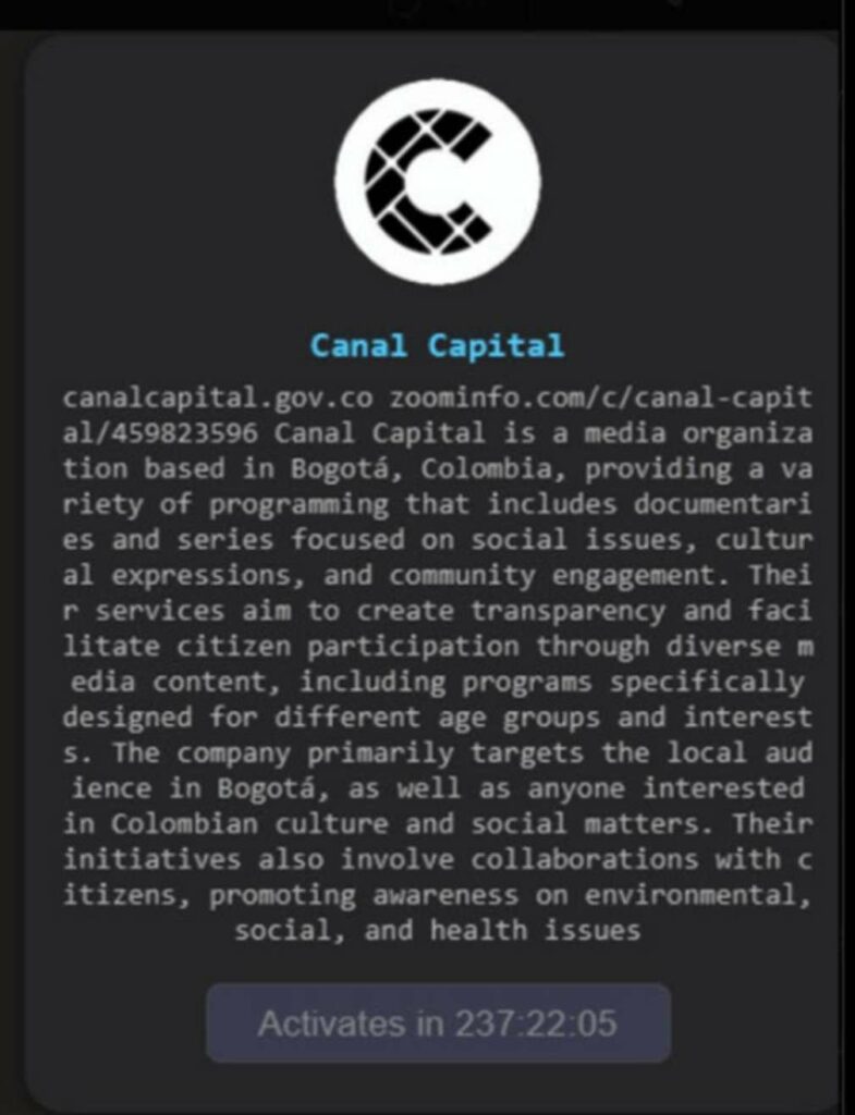 Canal Capital, mencionado por 'ransomware' 'The Gentlemen' en 2026 / Eset