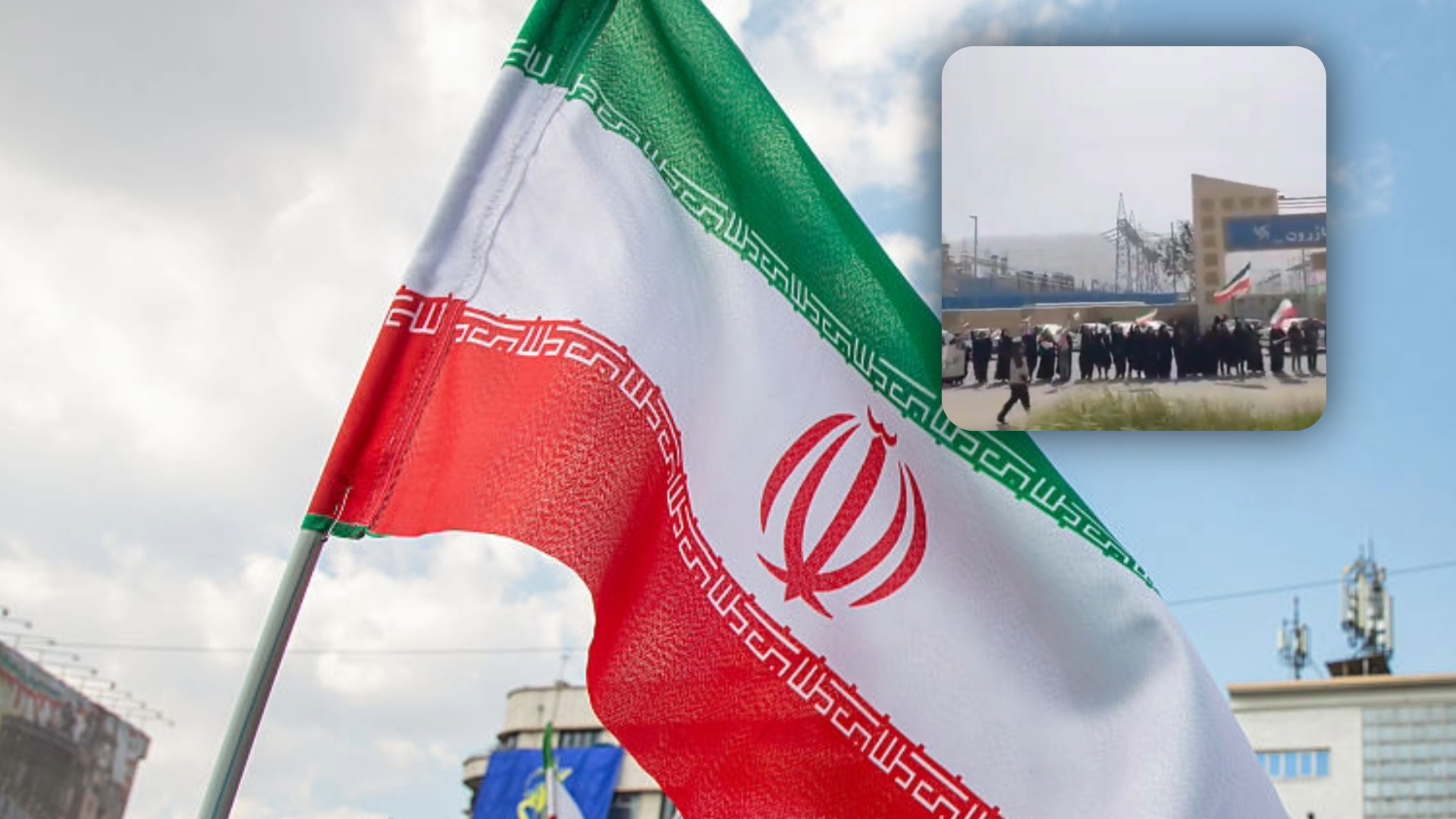 Video de jovenes cordones humanos en Irán: bombardeos de Estados Unidos