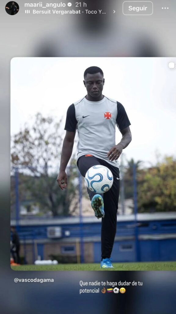 Marino Hinestroza lanza comentario Renato Gaucho en Vasco da Gama