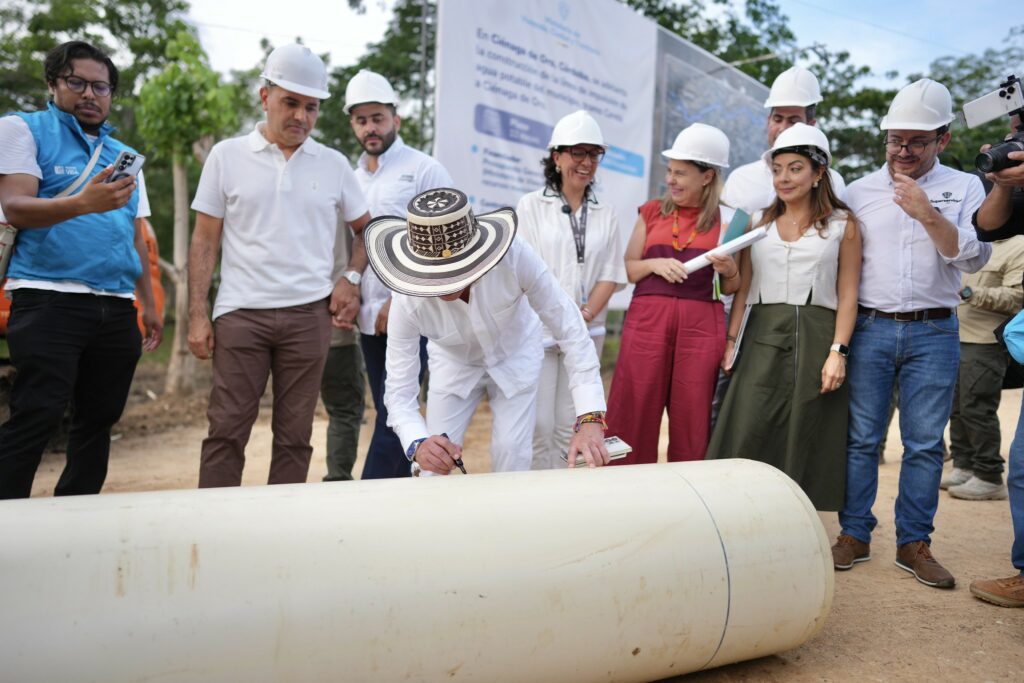 Gustavo Petro en su visita a Córdoba (X: @inofpresidencia)