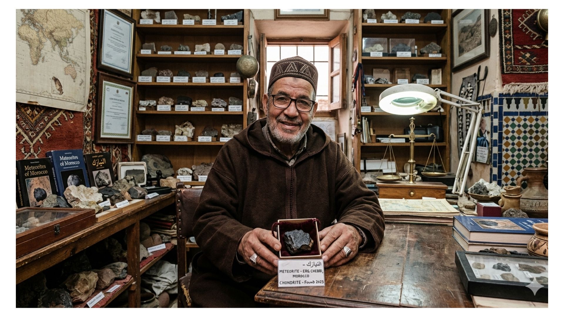 Un coleccionista compró meteorito en Marruecos y es de aguas termales en Marte