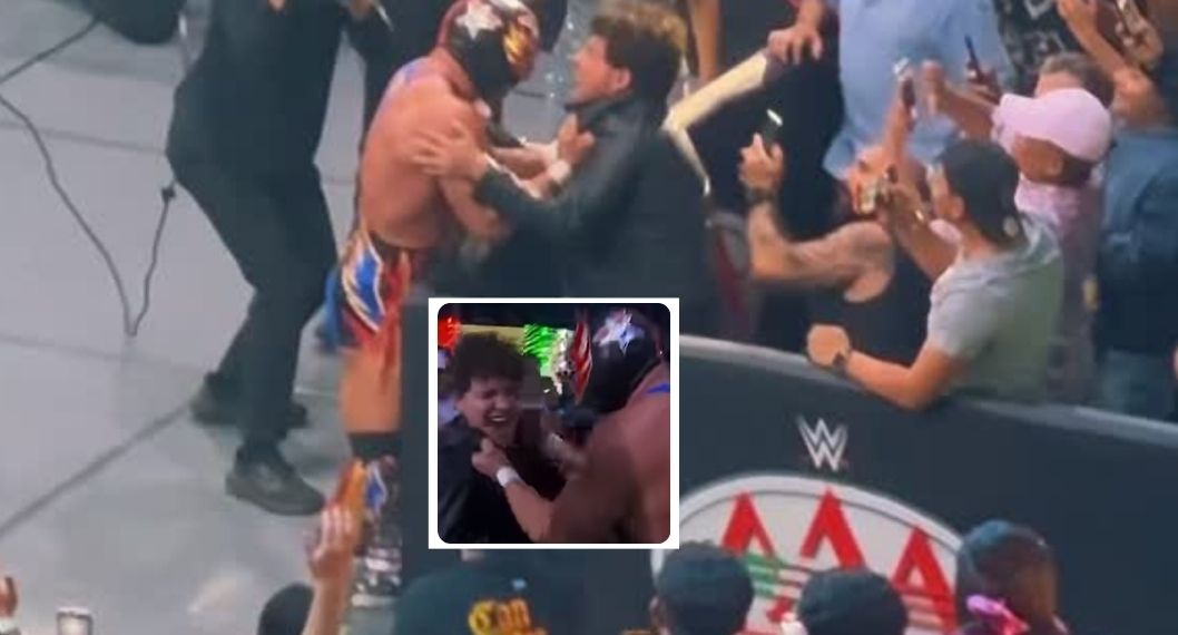 Por qué luchador WWE Grande Americano Original atacó a Ojitos de Huevo, en video