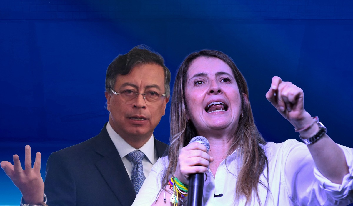 Gustavo Petro y Paloma Valencia 