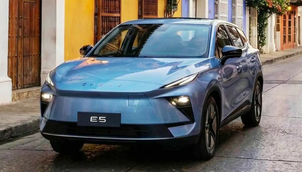 Diseño de la Chery E5 (página de Chery)