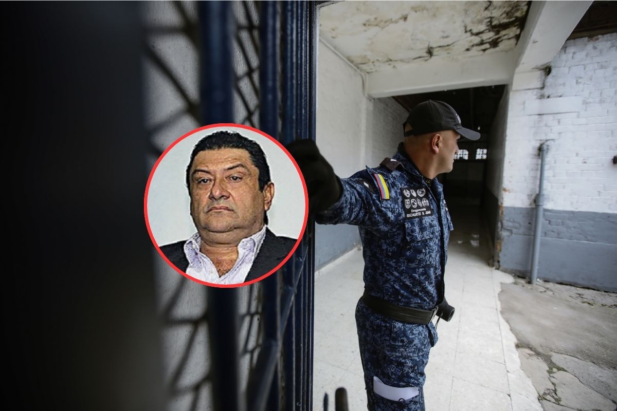 Em el fondo un pabellón de la cárcel La Picota, de donde trasladaron a 'Kiko' Gómez