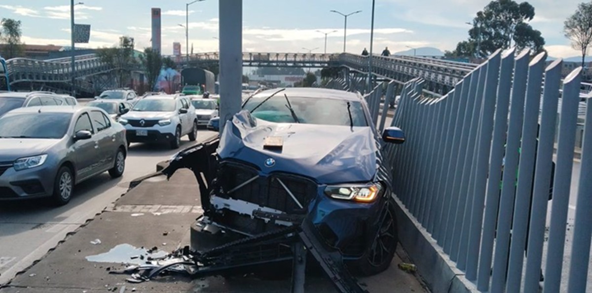 Accidente de tránsito en Bogotá 