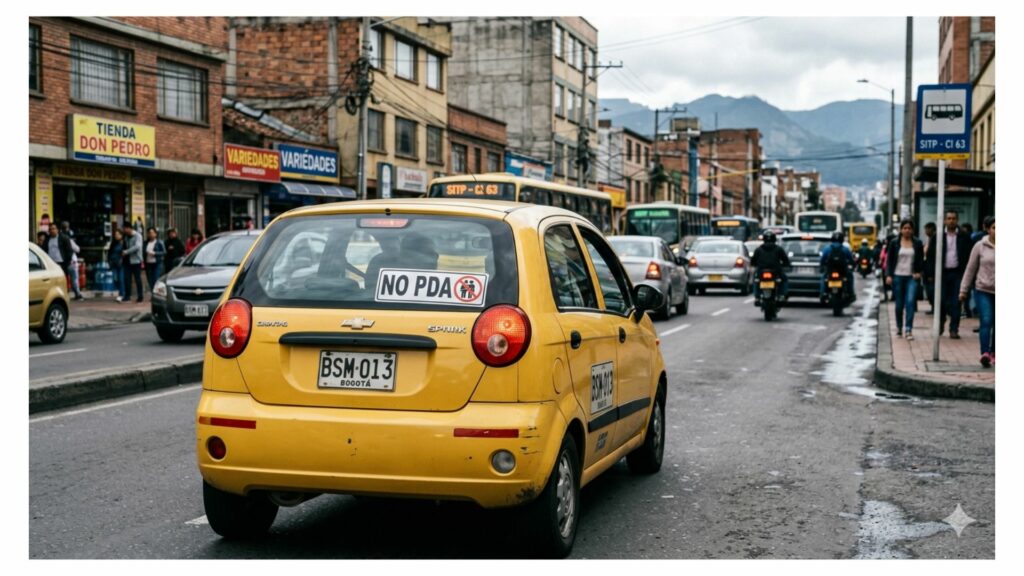Carro con letrero de No PDA / Gemini IA 