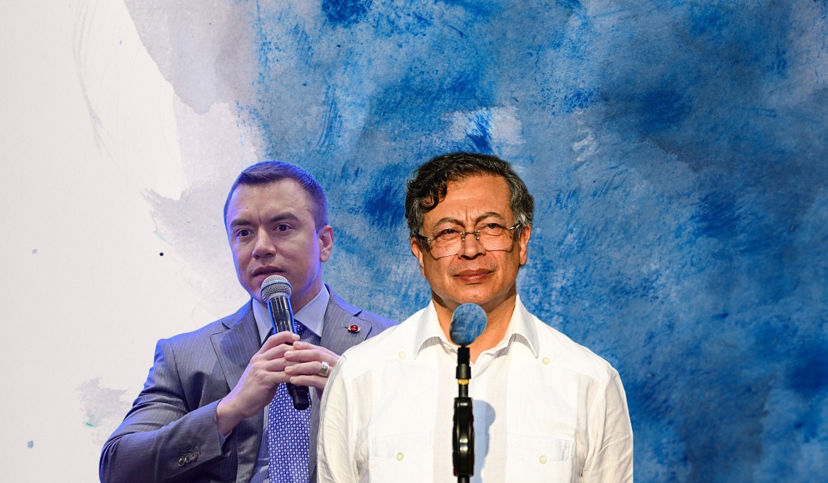 Daniel Noboa y Gustavo Petro