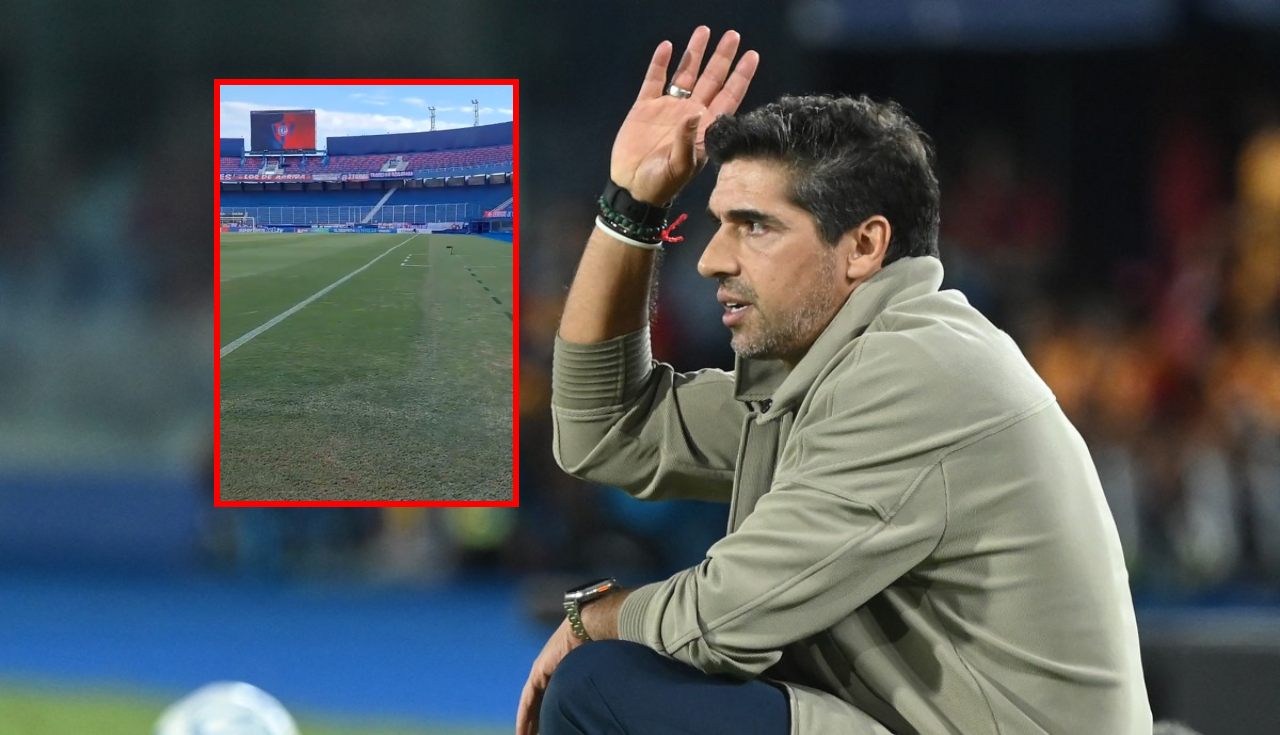 Cerro Porteño achicó cancha ante Palmeiras en Copa Libertadores y hay polémica
