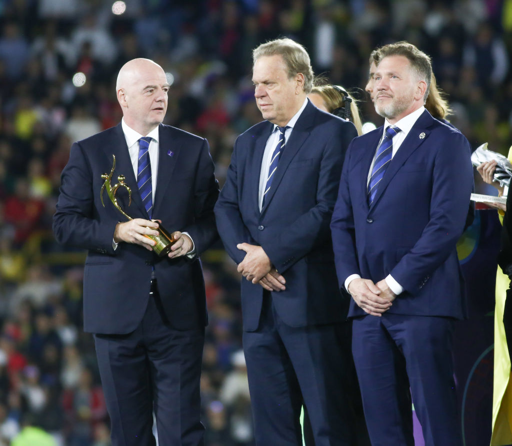 Gianni Infantino y Ramón Jesurún