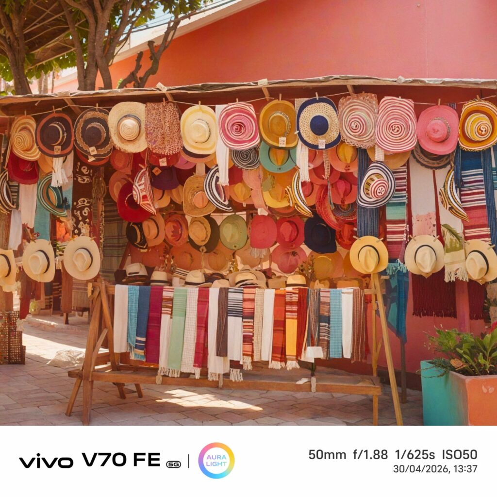 Conozca el vivo V70 FE en Colombia