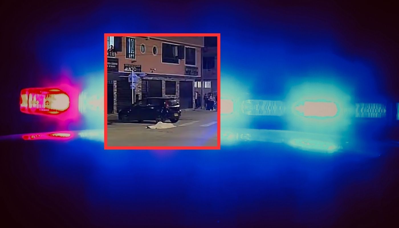 Ataque sicarial dejó un joven muerto en Bogotá donde sujetos en moto dispararon