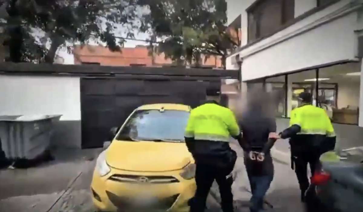 Captura a taxista en Bogotá por sospecha de la Policía y sorpresa por hallazgo