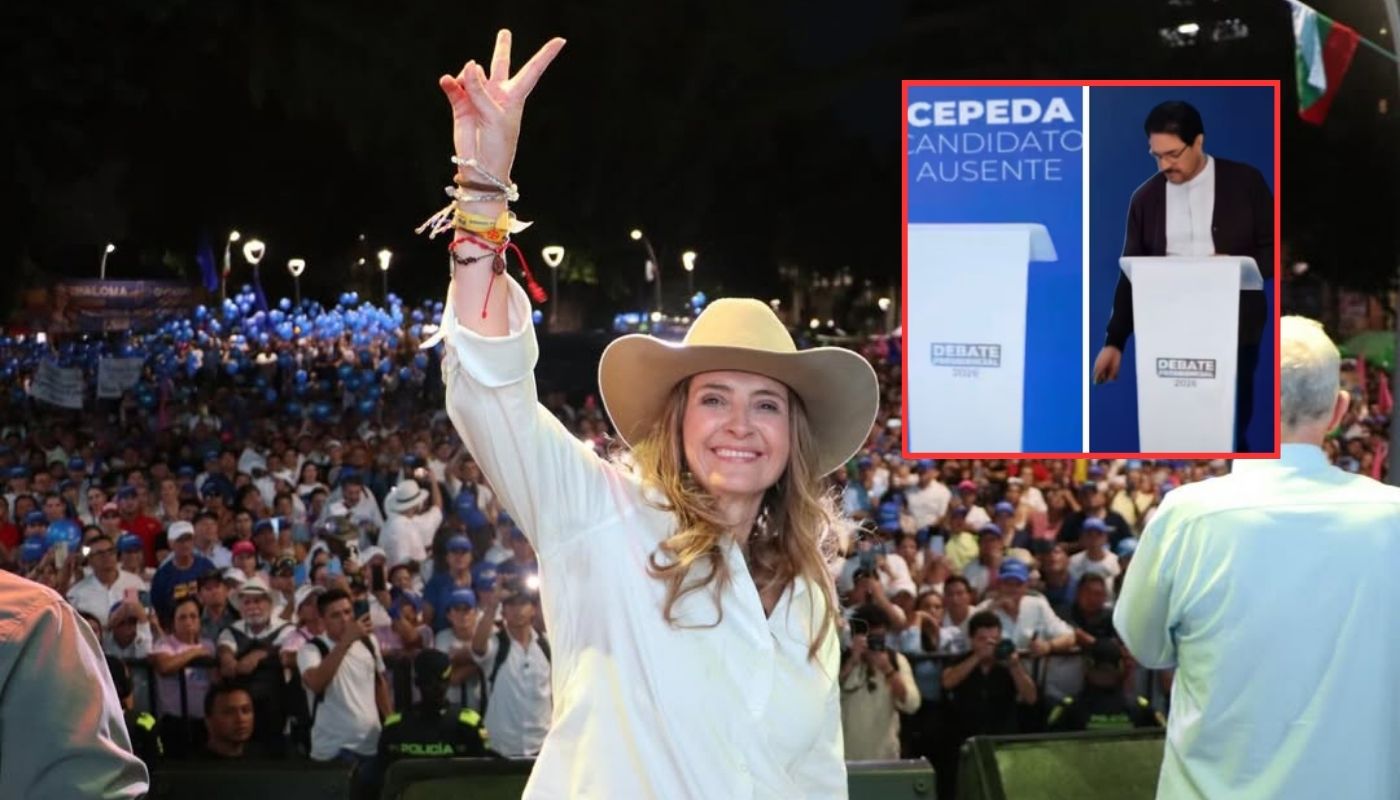 Paloma Valencia debatió con ella misma y sacó imagen de Iván Cepeda con IA