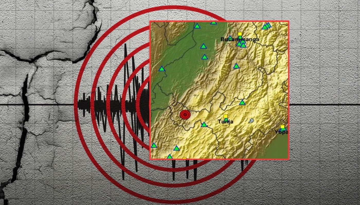 Temblor en Colombia de magnitud 3.1 en Pauna (Boyacá) hoy 06052026