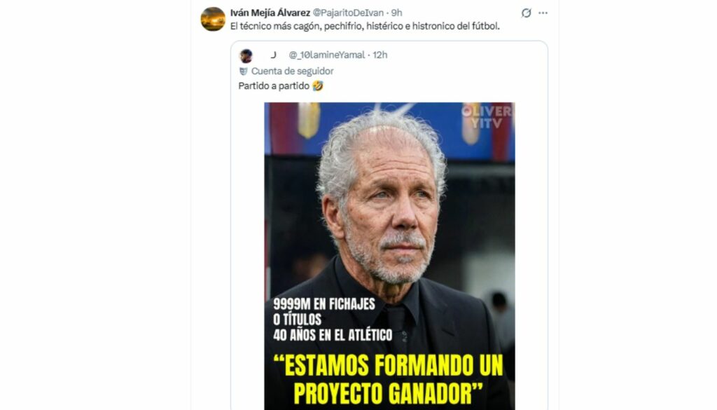 Trino de Iván mejía / X: @PajaritoDeIvan