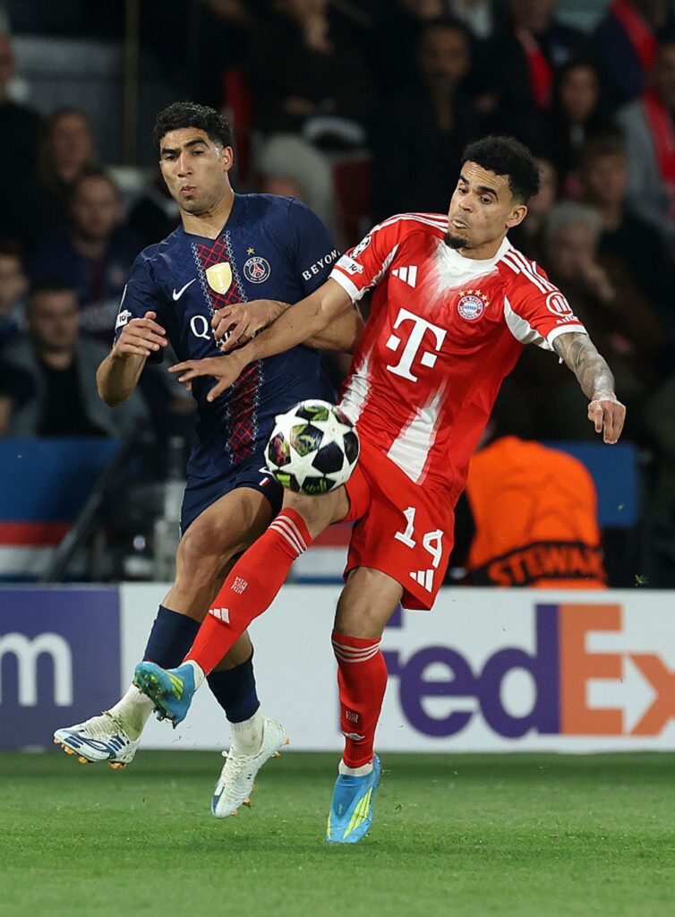 Luis Díaz vs. PSG / Getty