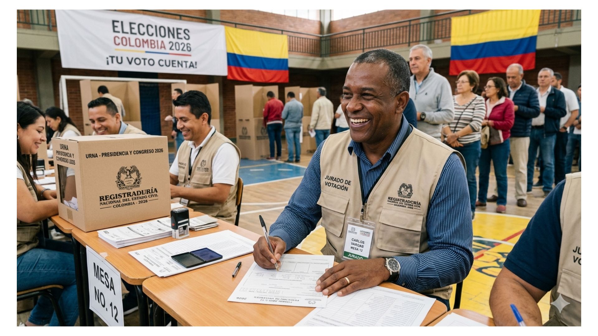 Cómo saber si soy jurado de votación en elecciones presidenciales Colombia 2026
