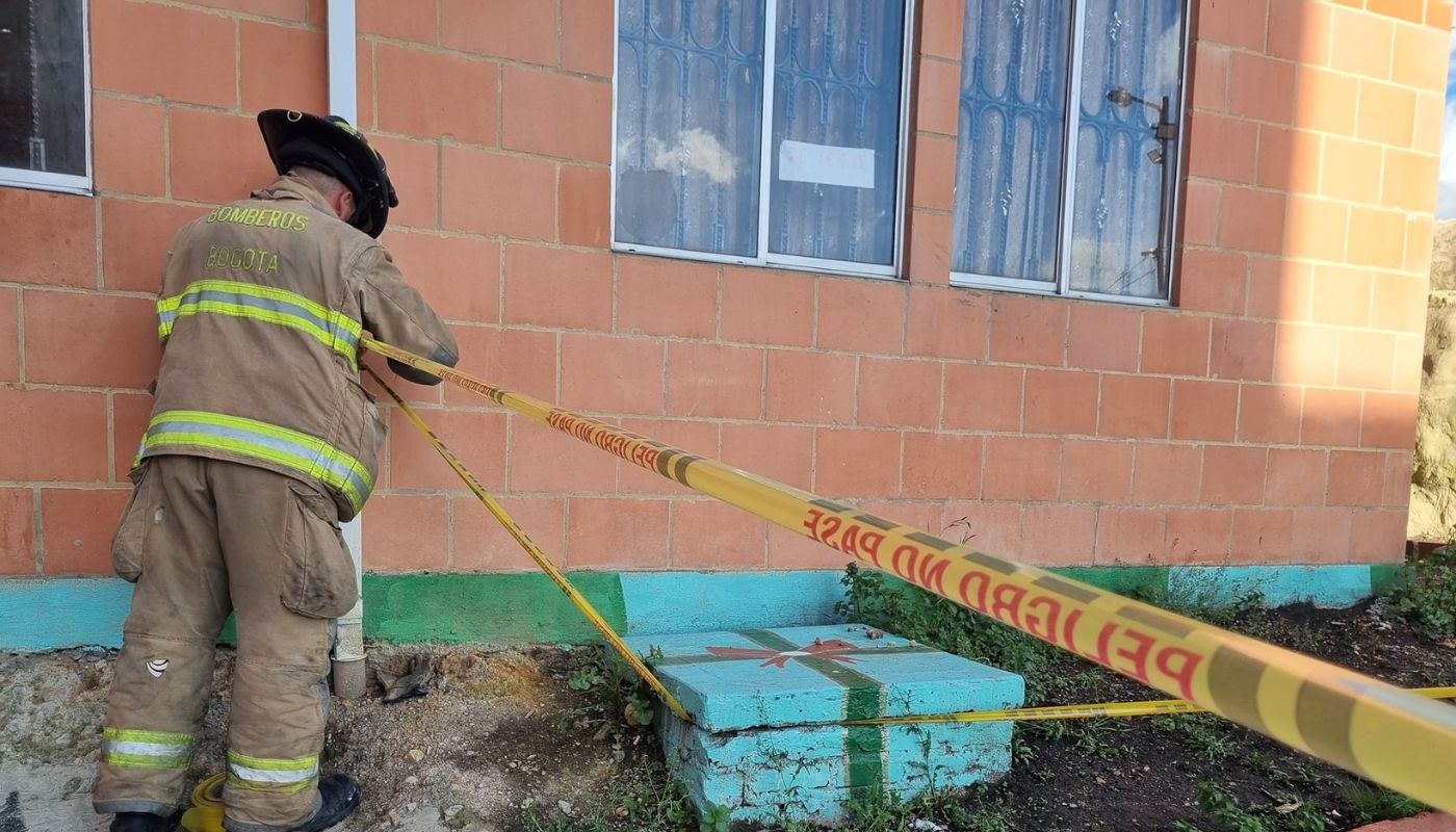 Emergencia en sur de Bogotá por fuga de gas provocó evacuación de apartamentos